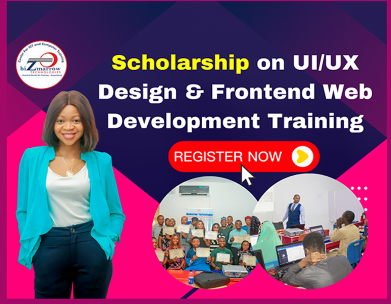 Scholarship on UI/UX Design & Frontend Web Design Training