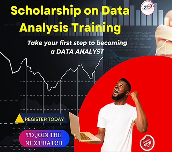 Scholarship on Data Analysis & visualization Training in Nigeria.
