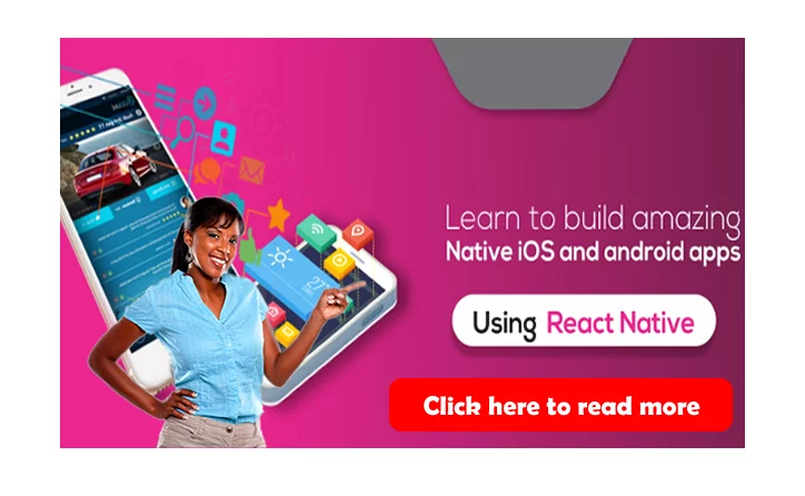 React Native Training Multiplatform Mobile App Development training Abuja Nigeria