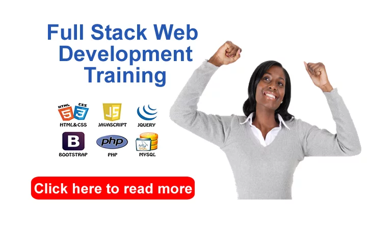 full stack web development training in Abuja Nigeria practical training