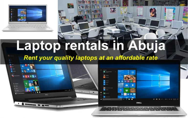 laptops for rent and hire in Abuja Nigeria -Bizmarrow
