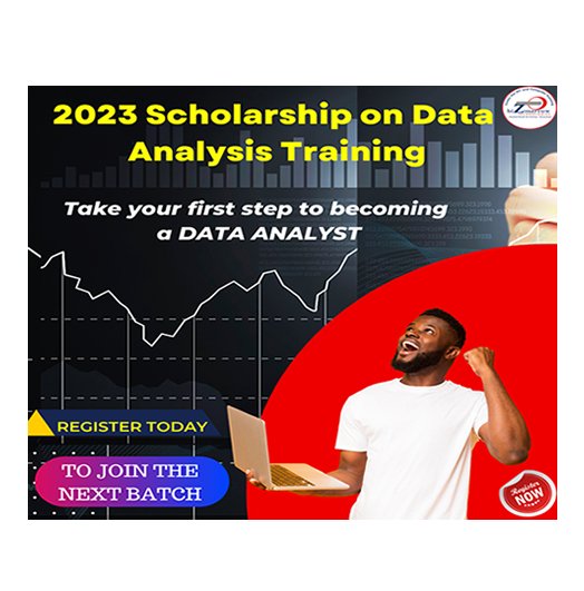 2023 Scholarship on Data Analysis & visualization Training in Abuja Nigeria Bizmarrow Technologies