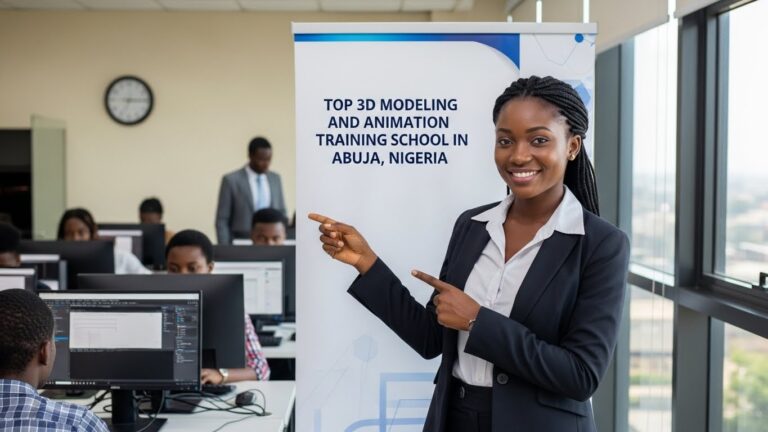 Top 3D Modeling and Animation Training School in Abuja, Nigeria.
