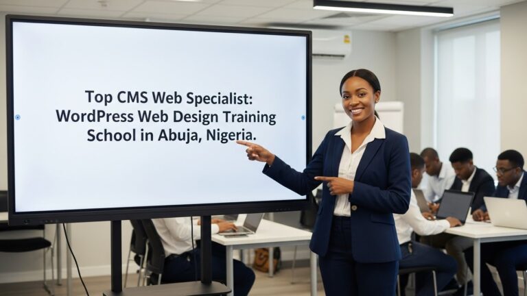 Top CMS Web Specialist: WordPress Web Design Training School in Abuja, Nigeria