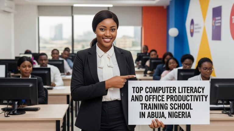 Top Computer Literacy and Office Productivity Training School in Abuja, Nigeria.