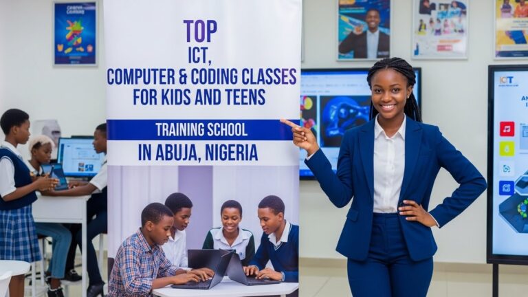 Top ICT, Computer & Coding Classes for Kids and Teens Training School in Abuja, Nigeria.