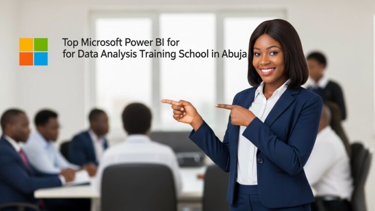 Top Microsoft Power BI for Data Analysis Training School in Abuja, Nigeria.