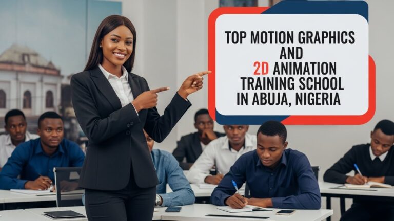 Top Motion Graphics and 2D Animation Training School in Abuja, Nigeria