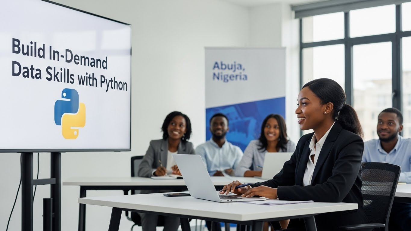 Top Python for Data Analysis Training School in Abuja, Nigeria.