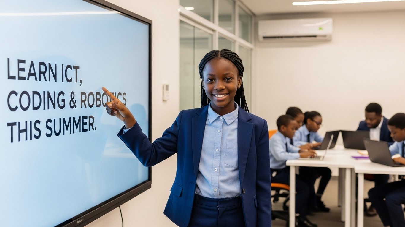 Top Summer ICT, Computer, Coding & Robotics Training School in Abuja, Nigeria.