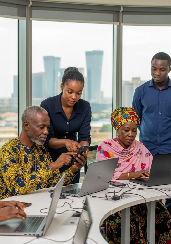 Tech and Digital Skills Training for Adults 40 years and Above in Abuja, Nigeria..