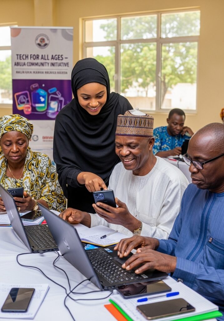 Tech and Digital Skills Training for older people in Abuja, Nigeria