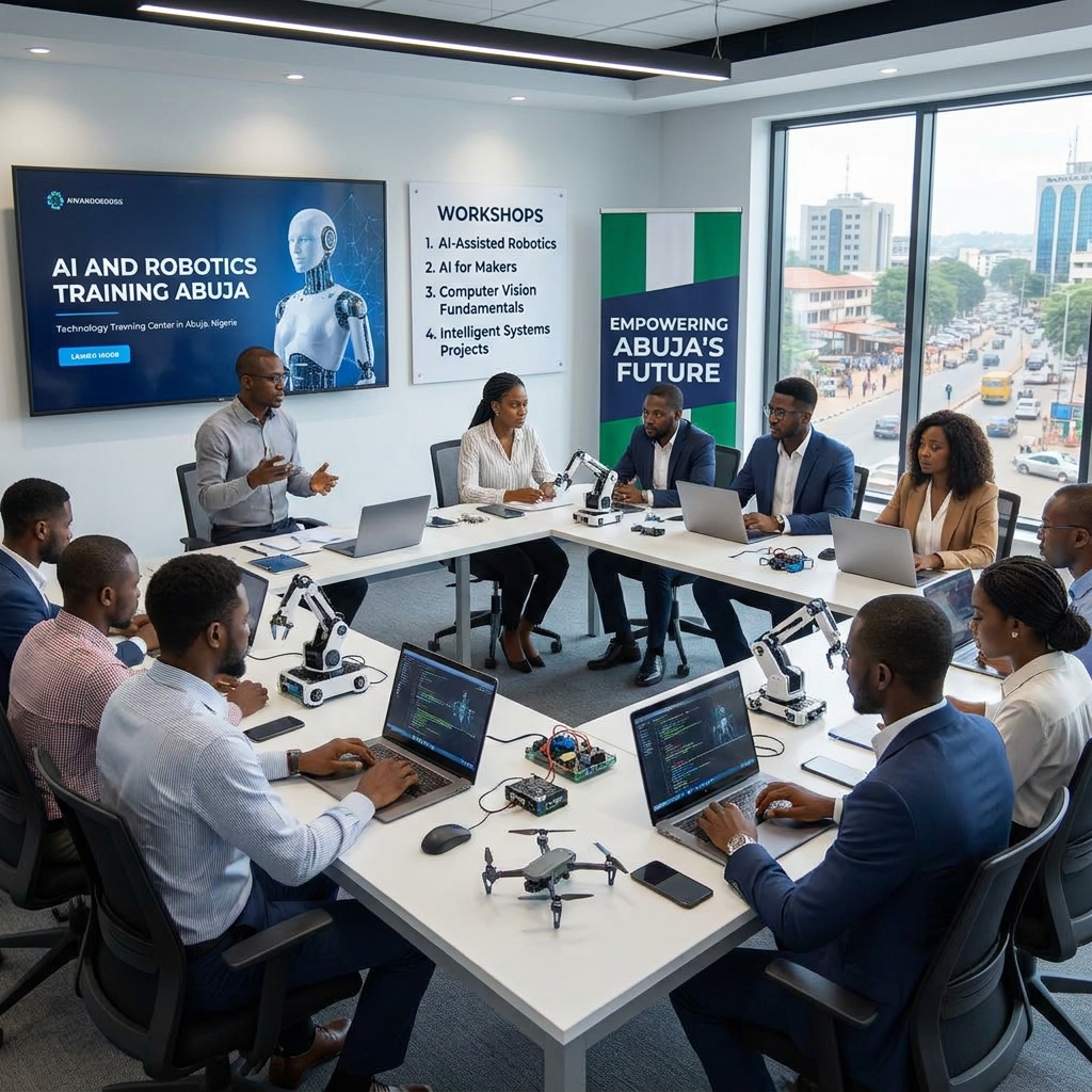 This AI and robotics training in Abuja Nigeria, programs